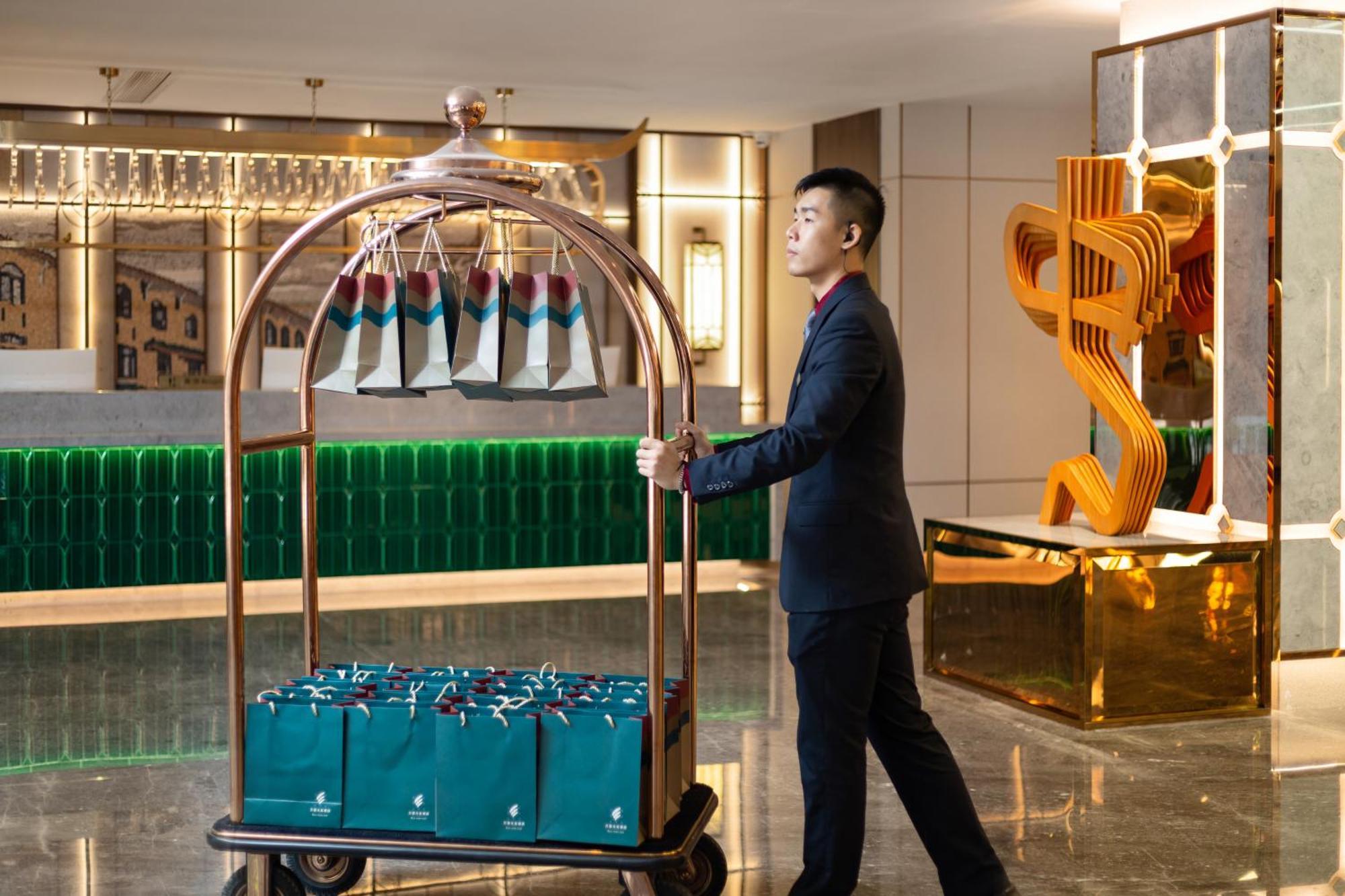 Guangzhou Wogo Yuanbao Hotel-Zhujiang New Town-Free Canton Fair Shuttle Bus & Overseas Buyer Registration Services ภายนอก รูปภาพ