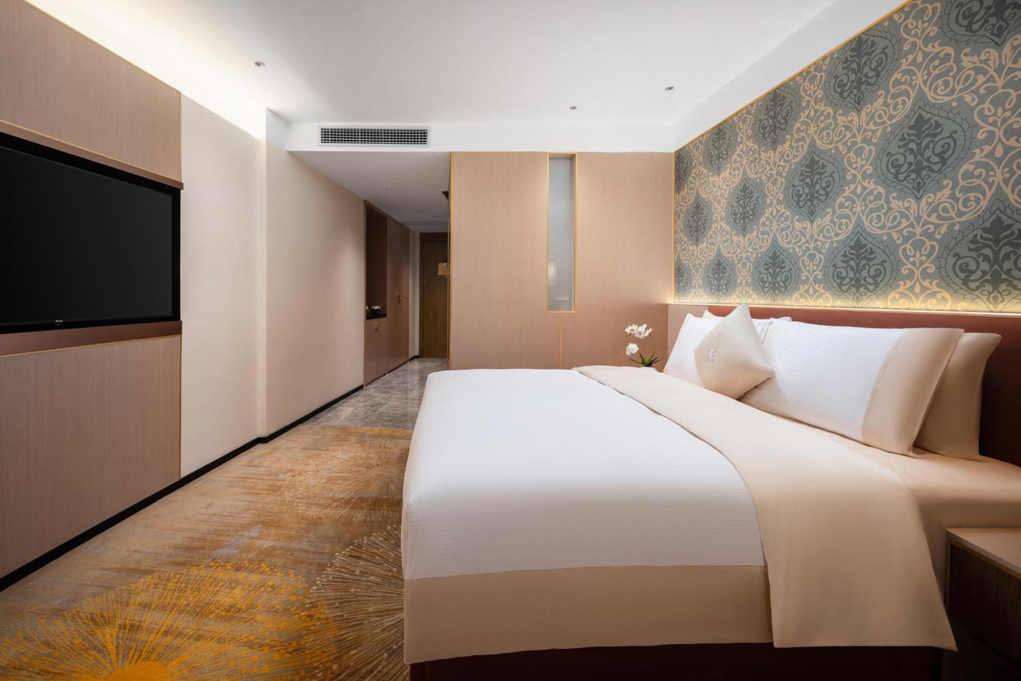 Guangzhou Wogo Yuanbao Hotel-Zhujiang New Town-Free Canton Fair Shuttle Bus & Overseas Buyer Registration Services ภายนอก รูปภาพ